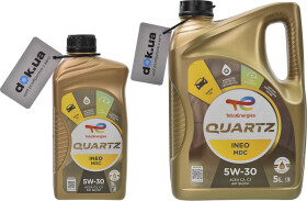 Моторное масло Total Quartz Ineo MDC 5W-30 синтетическое
