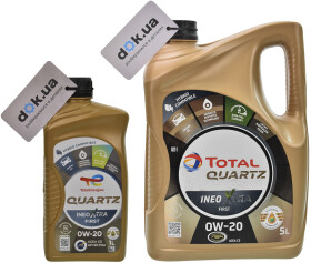 Моторна олива Total Quartz Ineo Xtra First 0W-20 синтетична