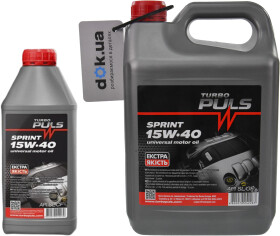 Моторное масло Turbo Puls Sprint 15W-40 минеральное