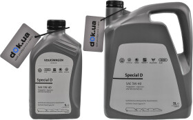 Моторное масло VAG Special D 5W-40 синтетическое