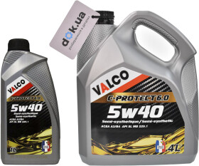 Моторна олива Valco C-PROTECT 6.0 5W-40 синтетична