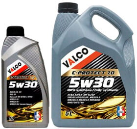 Моторна олива Valco C-PROTECT 7.0 5W-30 синтетична