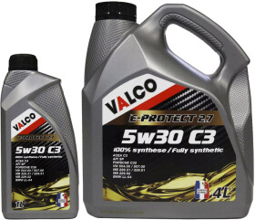 Моторное масло Valco E-PROTECT 2.7 5W-30 синтетическое