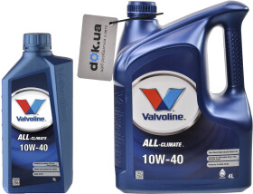 Моторное масло Valvoline All-Climate 10W-40 полусинтетическое