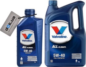 Моторное масло Valvoline All-Climate 5W-40 синтетическое