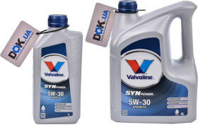 Моторное масло Valvoline SynPower 5W-30 синтетическое