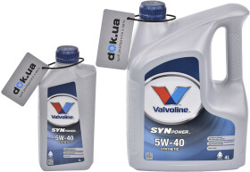 Моторное масло Valvoline SynPower 5W-40 синтетическое