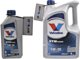 Моторное масло Valvoline SynPower DX1 5W-30 синтетическое