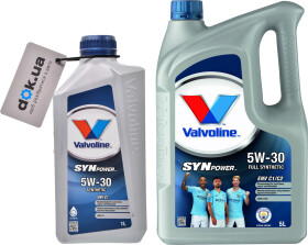 Моторное масло Valvoline SynPower ENV C1/C2 5W-30 синтетическое