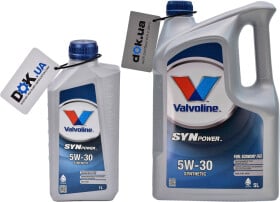 Моторное масло Valvoline SynPower FE 5W-30 синтетическое