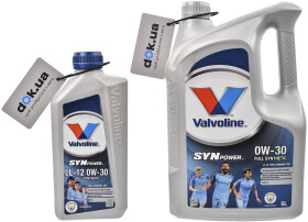 Моторное масло Valvoline SynPower LL-12 FE 0W-30 синтетическое