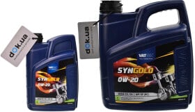 Моторна олива VatOil SynGold 0W-20 синтетична