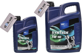 Моторное масло VatOil SynTech LL-X 5W-40 синтетическое