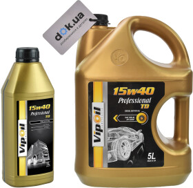 Моторное масло VIPOIL Professional TD 15W-40 минеральное