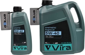 Моторна олива VIRA Synthetic 5W-40 синтетична