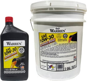 Моторное масло Warren Synthetic Blend 10W-30 синтетическое