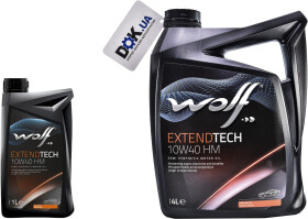 Моторное масло Wolf Extendtech HM 10W-40 полусинтетическое