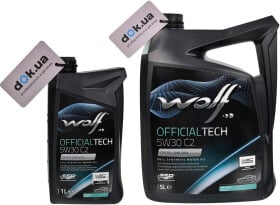 Моторна олива Wolf Officialtech C2 5W-30 синтетична