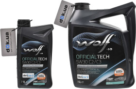 Моторное масло Wolf Officialtech C2/C3 5W-30 синтетическое