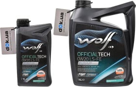 Моторное масло Wolf Officialtech LS-FE 0W-20 синтетическое