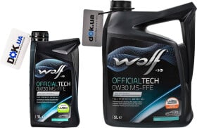Моторна олива Wolf Officialtech MS-FFE 0W-30 синтетична