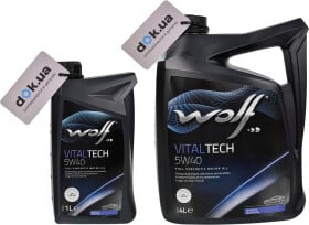 Моторное масло Wolf Vitaltech 5W-40 синтетическое
