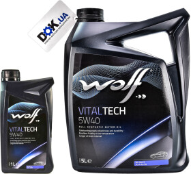 Моторна олива Wolf Vitaltech 5W-40 синтетична