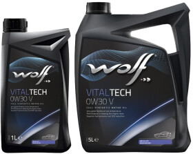 Моторна олива Wolf Vitaltech V 0W-30 синтетична