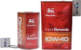Моторное масло Wolver Super Dynamic 10W-40 полусинтетическое