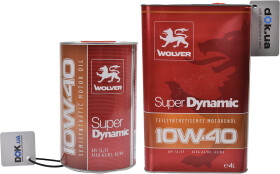 Моторное масло Wolver Super Dynamic 10W-40 полусинтетическое