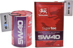 Моторное масло Wolver SuperTec 5W-40 синтетическое