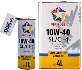 Моторное масло Xado Verylube SL/CI-4 10W-40 полусинтетическое