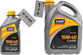 Моторное масло Yuko Classic 15W-40 минеральное