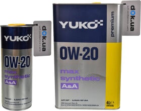 Моторна олива Yuko Max Synthetic 0W-20 синтетична