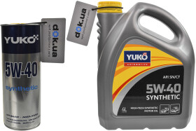 Моторное масло Yuko Synthetic 5W-40 синтетическое