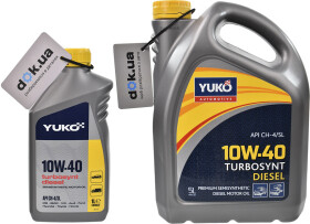 Моторна олива Yuko Turbosynt Diesel 10W-40 напівсинтетична