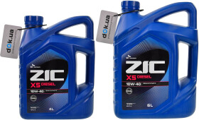Моторное масло ZIC X5 Diesel 10W-40 полусинтетическое
