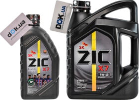 Моторное масло ZIC X7 5W-40 синтетическое