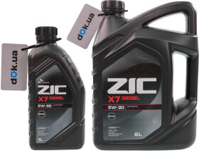 Моторное масло ZIC X7 Diesel 5W-30 синтетическое