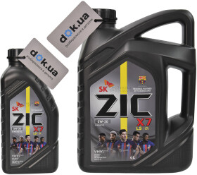 Моторное масло ZIC X7 LS 5W-30 синтетическое