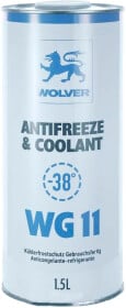 Готовий антифриз Wolver Antifreeze &amp; Coolant WG11 G11 синій -38 °C