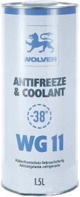 Готовый антифриз Wolver Antifreeze &amp; Coolant WG11 G11 синий -38 °C