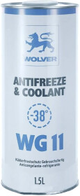 Готовый антифриз Wolver Antifreeze & Coolant WG11 G11 синий -38 °C