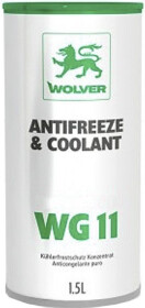 Готовий антифриз Wolver Antifreeze &amp; Coolant WG11 G11 зелений -38 °C