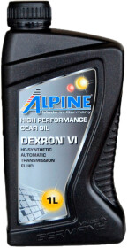 Трансмиссионное масло Alpine ATF Dexron VI синтетическое