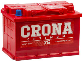 Акумулятор Crona 6 CT-75-R Optimum 5757304
