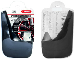 Комплект брызговиков задних Carlife TYPE 2