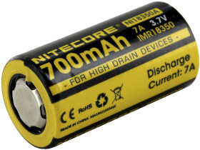 Акумуляторна батарейка Nitecore 6-1184 700 mAh 1