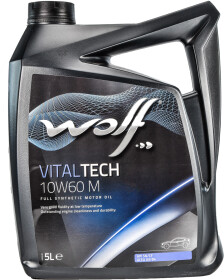 Моторное масло Wolf Vitaltech M 10W-60 синтетическое