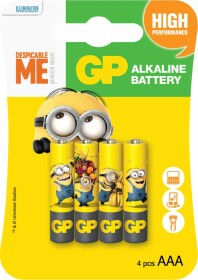 Батарейка GP Minion 25-1064-4-minion AAA (мизинчиковая) 1,5 V 4 шт